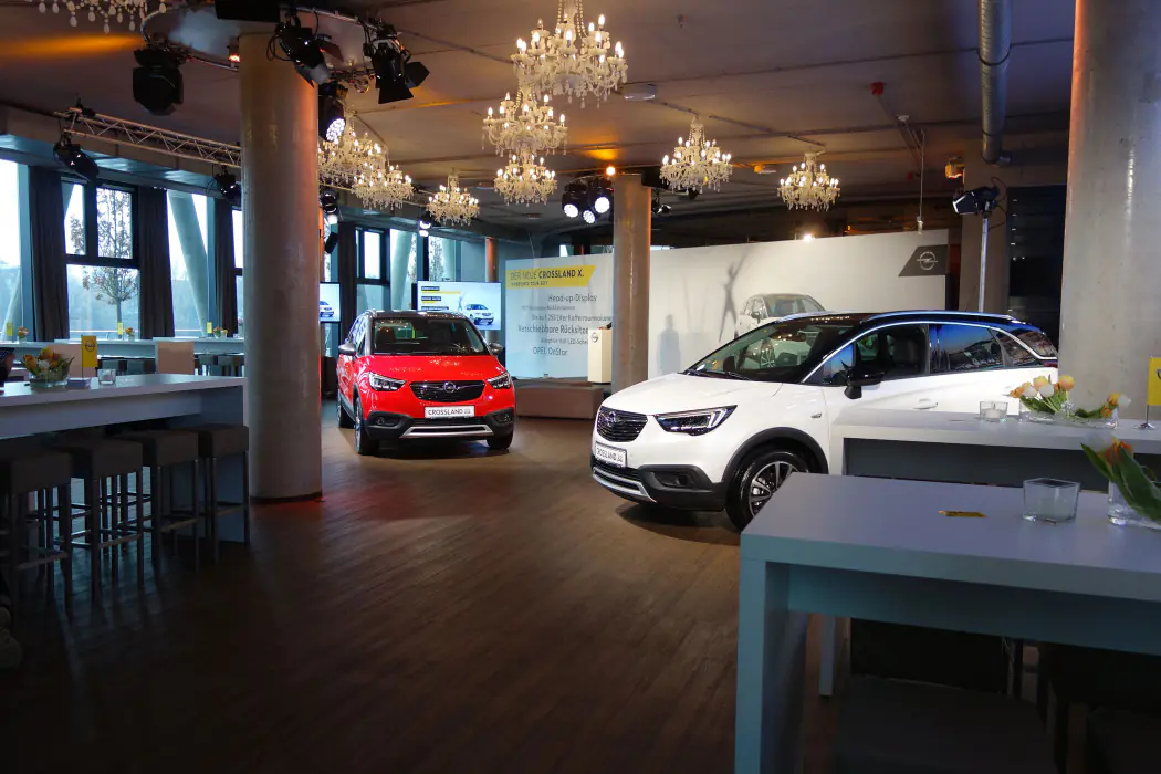 Opel AMPERA-E im Westhafen Pier 1